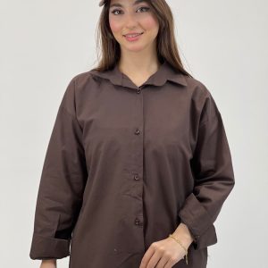 مانتو لنین نخی پشت دکمه