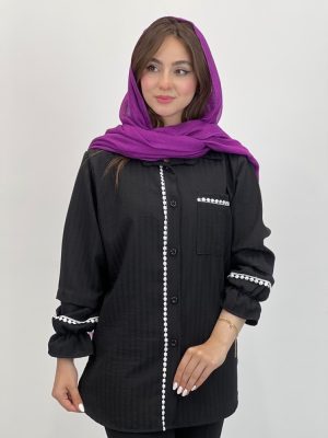 مانتو عروسکی جیب عدسی