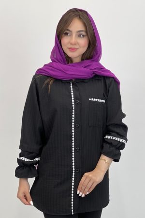 مانتو عروسکی جیب عدسی