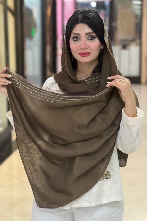 شال درختی دور دانتل نگینی