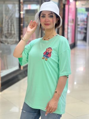 تیشرت باکسی خرسی
