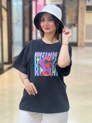 تیشرت باکسی مشکی